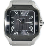 Cartier Santos De Cartier | Black ADLC Grey Watch Large Model