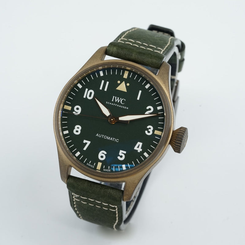 IWC Big Pilot Watch 43 Spitfire Green Dial Bronze Case