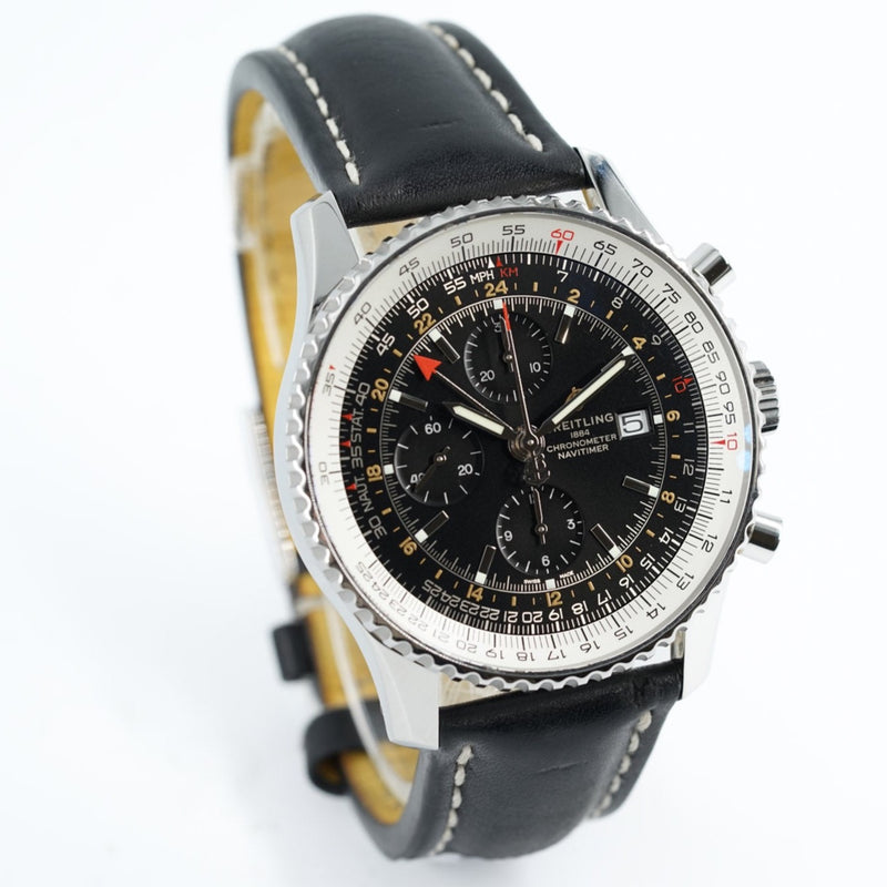 Breitling Navitimer GMT Chronograph 46 1 Black Dial