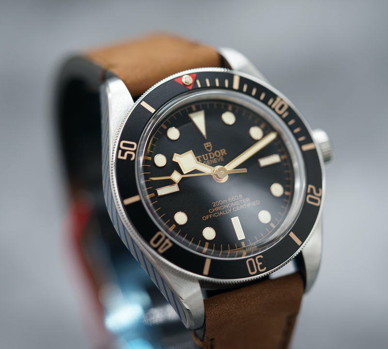 Tudor black bay top fifty eight leather strap