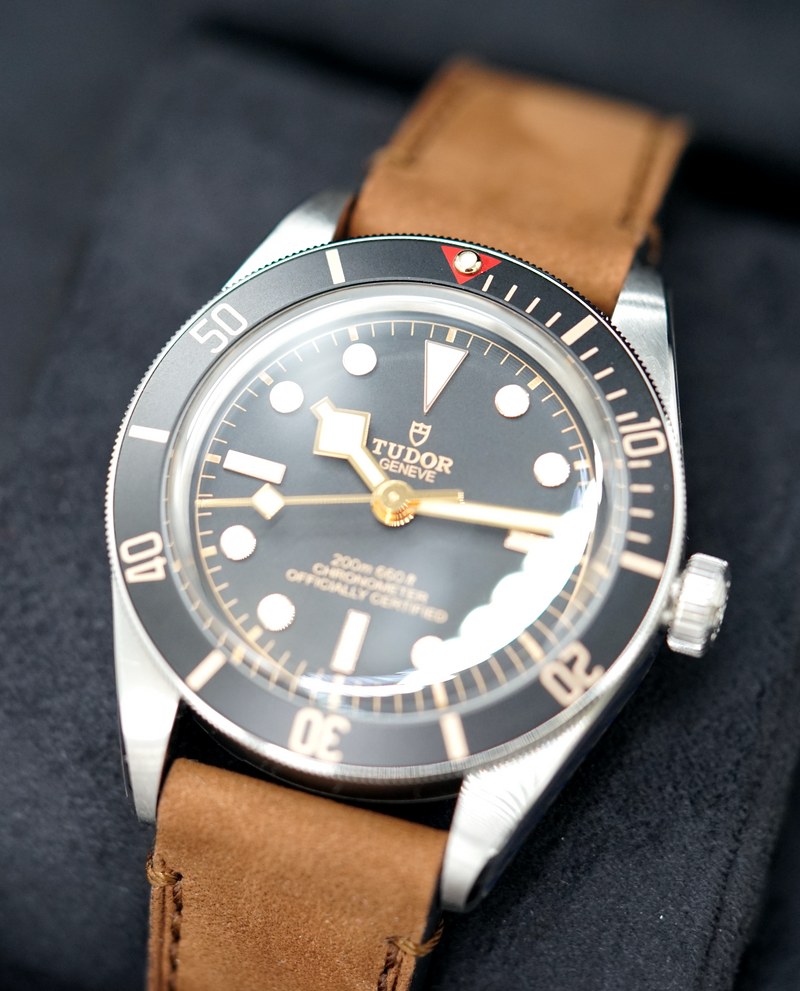 Tudor leather 2025 watch strap